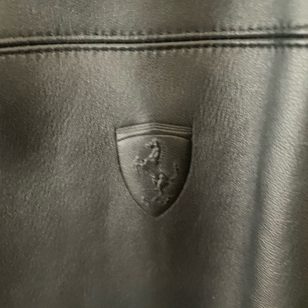 Rare 10th Anniversary Puma Ferrari Leather Jacket - Picture 5 of 7